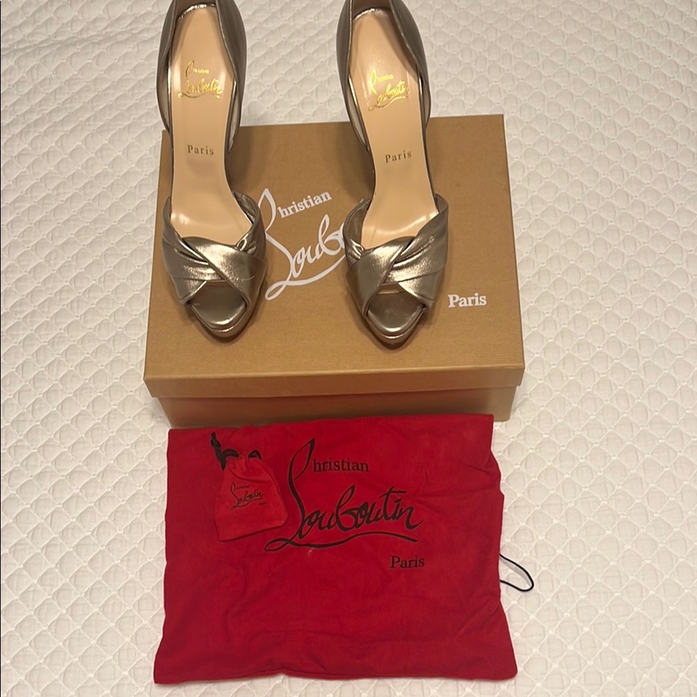 Christian Louboutin Silver Women's Shoes